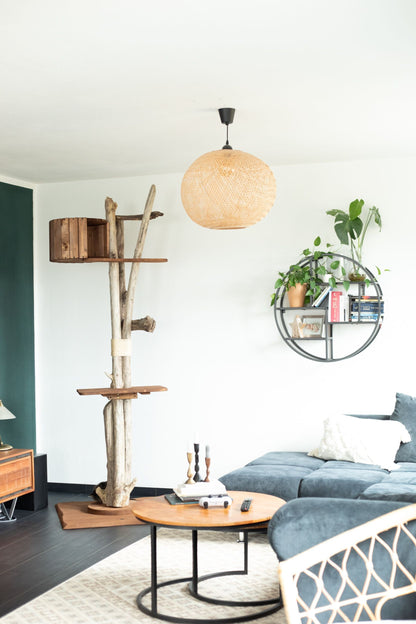 Kratzbaum Kletterbaum aus Naturholz – TOMCAT High Tower Katzenmöbel